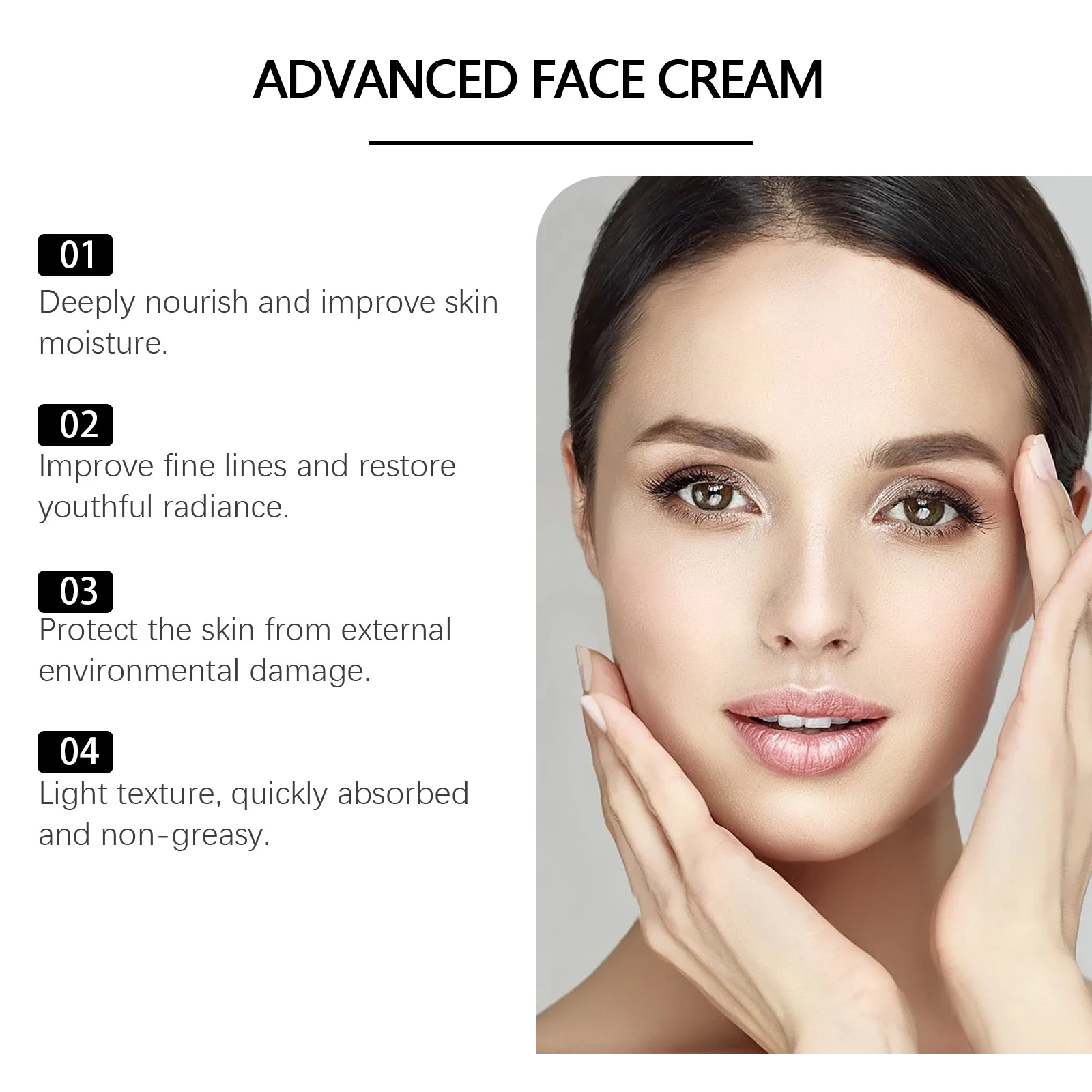 Hoygi Firming Face Cream for Wrinkles, Hydration & Radiance, 50g Anti-Aging Moisturizer 11 firming anti aging face cream cih 836n76dc desc 11