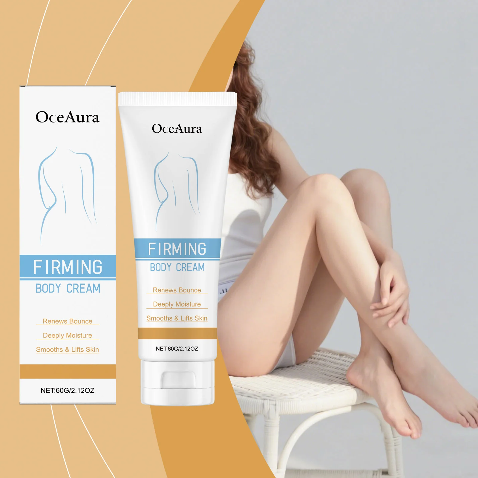 OceAura Firming Body Cream Deeply Moisturizes Smoothes & Lifts Skin 2 firming body cream der ege3264r desc 2
