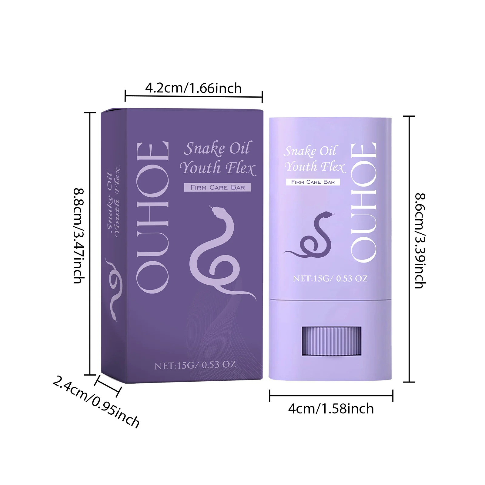 Firming Care Bar 15g with Snake Oil & Beeswax for Body Shaping & Fat Reduction 1 firming care bar snake oil beeswax 15g cih qc34p7pb desc 1