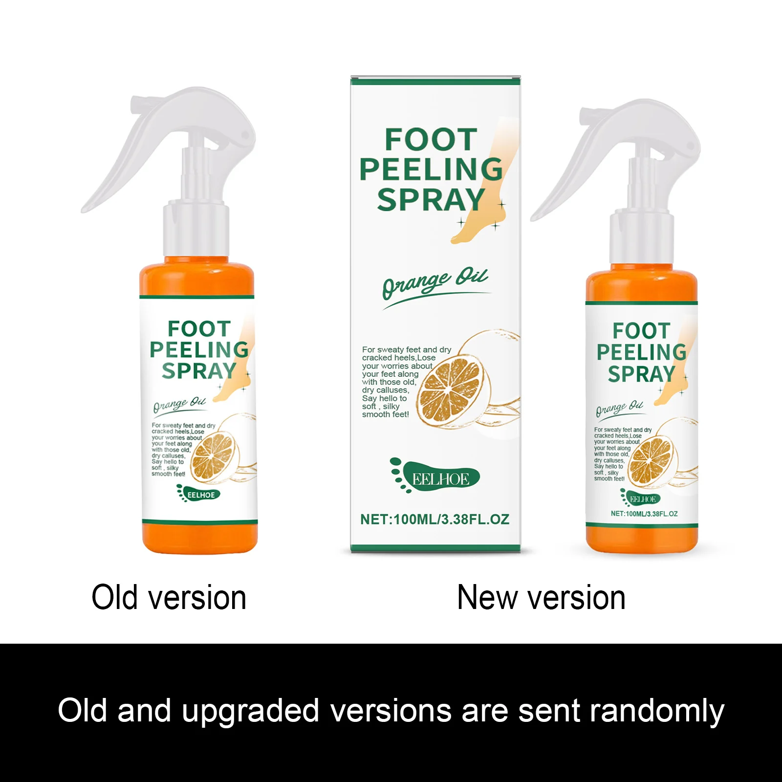Foot Peeling Spray with Orange Oil Allantoin & Salicylic Acid for Callus Removal Moisturizing 100ml 13 foot peeling spray orange oil callus removal 100ml cih m7t45znw desc 13