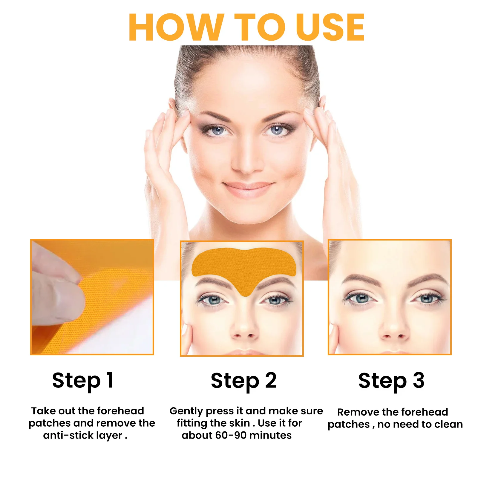 Forehead Wrinkle Patches Anti-Aging Forehead Smoothing Lifting Patches 10pcs 4 forehead wrinkle patches anti aging smoothing lifting cih dxc9fzrs desc 4