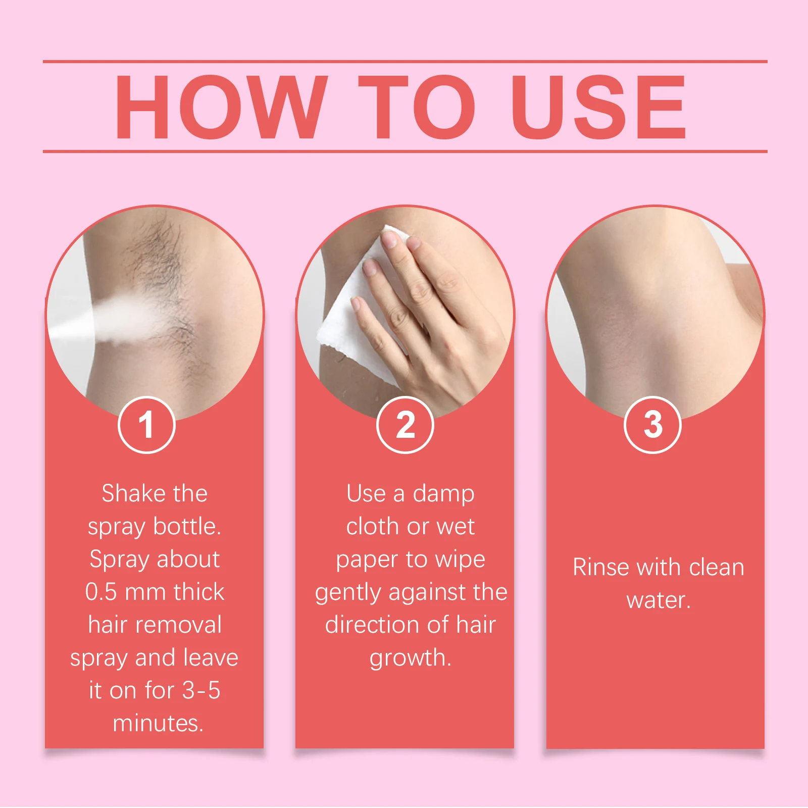 Gentle Hair Removal Spray Foam 100ml Full Body Depilatory for Smooth Skin 3 gentle hair removal spray foam 100ml cih t8h8xcu2 desc 3