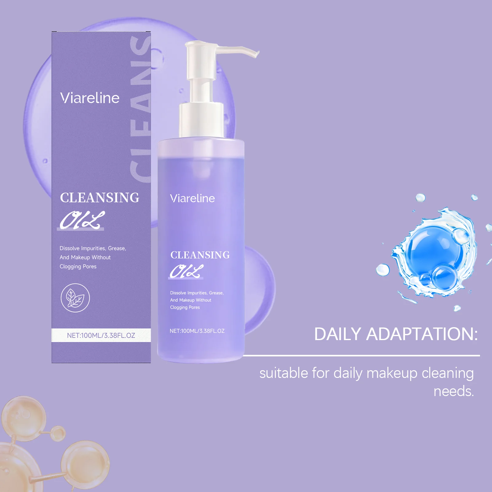 Gentle Makeup Cleansing Oil 100ml for Deep Dissolving Waterproof Makeup, Non-Greasy & Non-Drying 6 gentle makeup cleansing oil 100ml der 9apy5uuf desc 6
