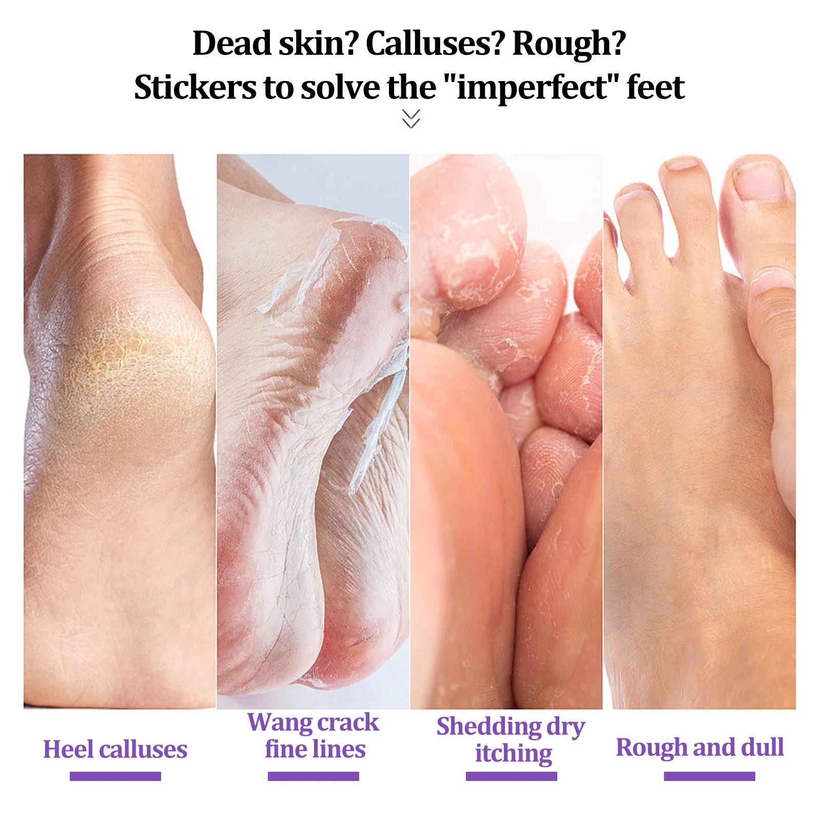 Ginger Foot Mask Pairs Exfoliating Foot Peel Mask for Dry Cracked Heels Callus Removal 6 ginger foot mask pairs exfoliating foot peel mask cih vxjx8b3y desc 6