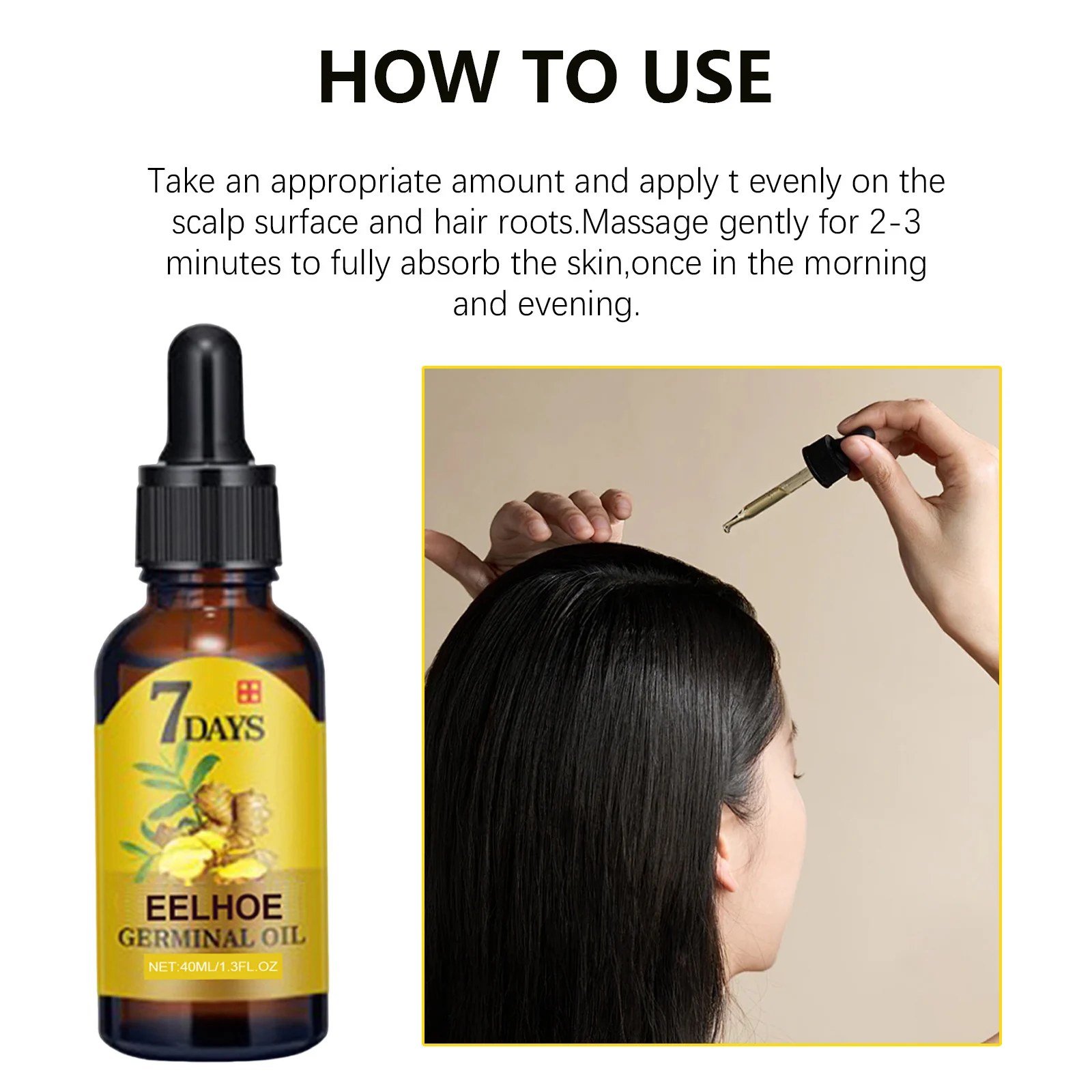 Ginger Hair Care Serum 10ml for Nourishing Scalp & Strengthening Hair Roots 1 ginger hair care serum 10ml cih 4fpjmwyk desc 1