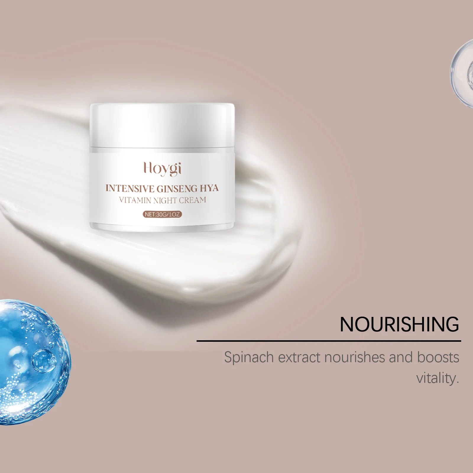 Ginseng Hyaluronic Acid Night Cream 30g for Face Skin Barrier Repair and Hydration 8 ginseng hyaluronic acid night cream 30g der dezqqxzb desc 8