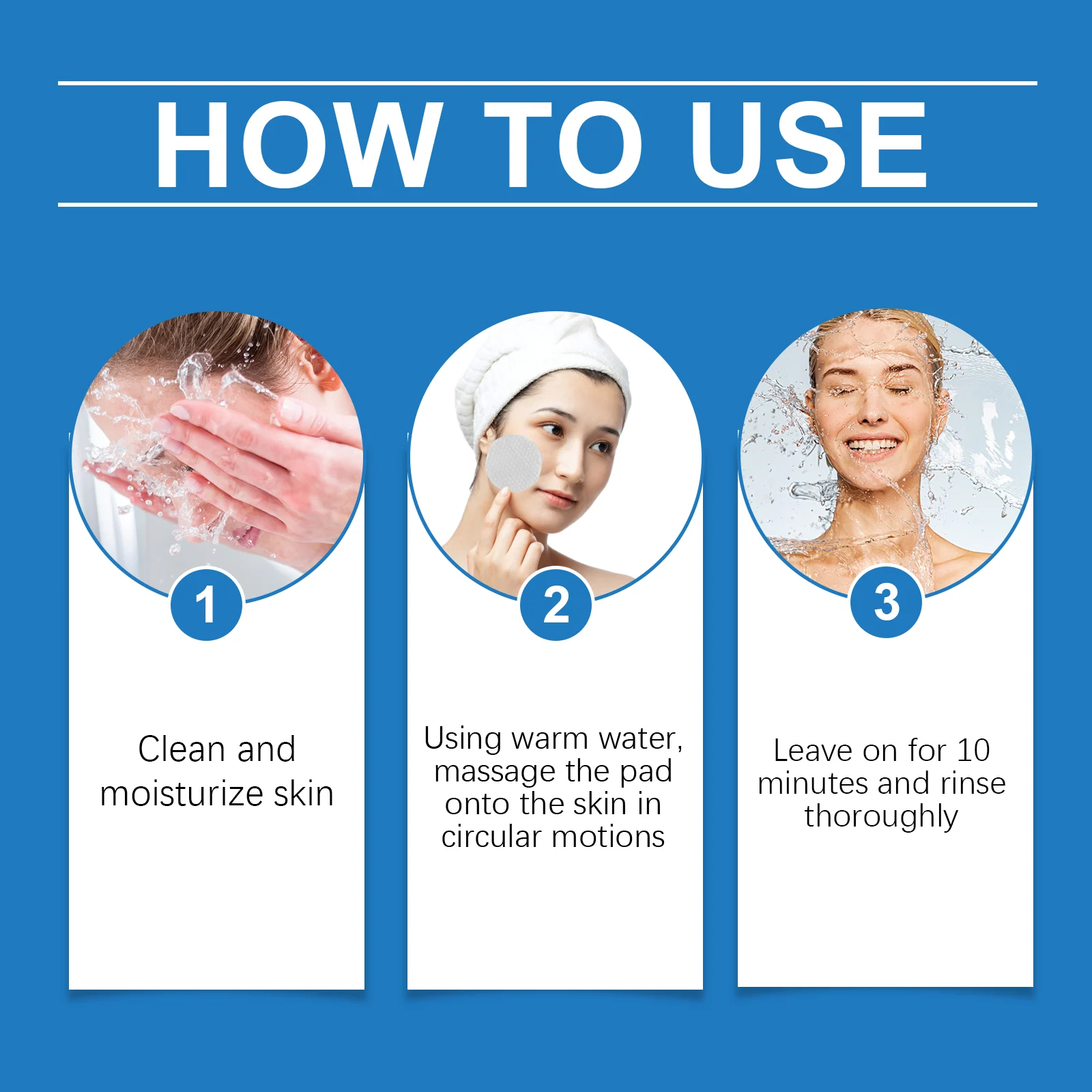 Glycolic Acid Exfoliating Pads for Deep Cleansing, Brightening & Skin Renewal 40 Pads 4 glycolic acid exfoliating pads 40 pads cih 658t7p97 desc 4