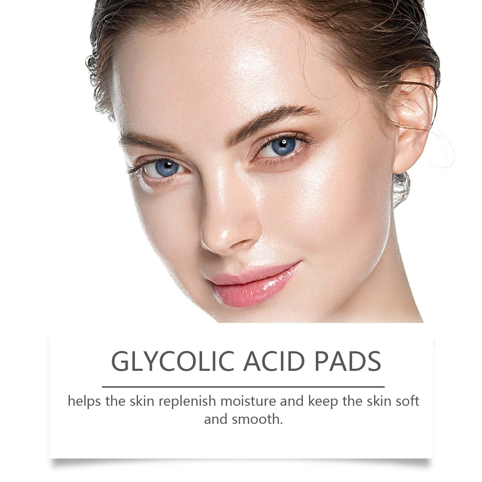 Glycolic Acid Exfoliating Pads 60 Counts for Gentle Face Cleansing & Brightening 11 glycolic acid exfoliating pads 60 count cih be9nfrhp desc 11