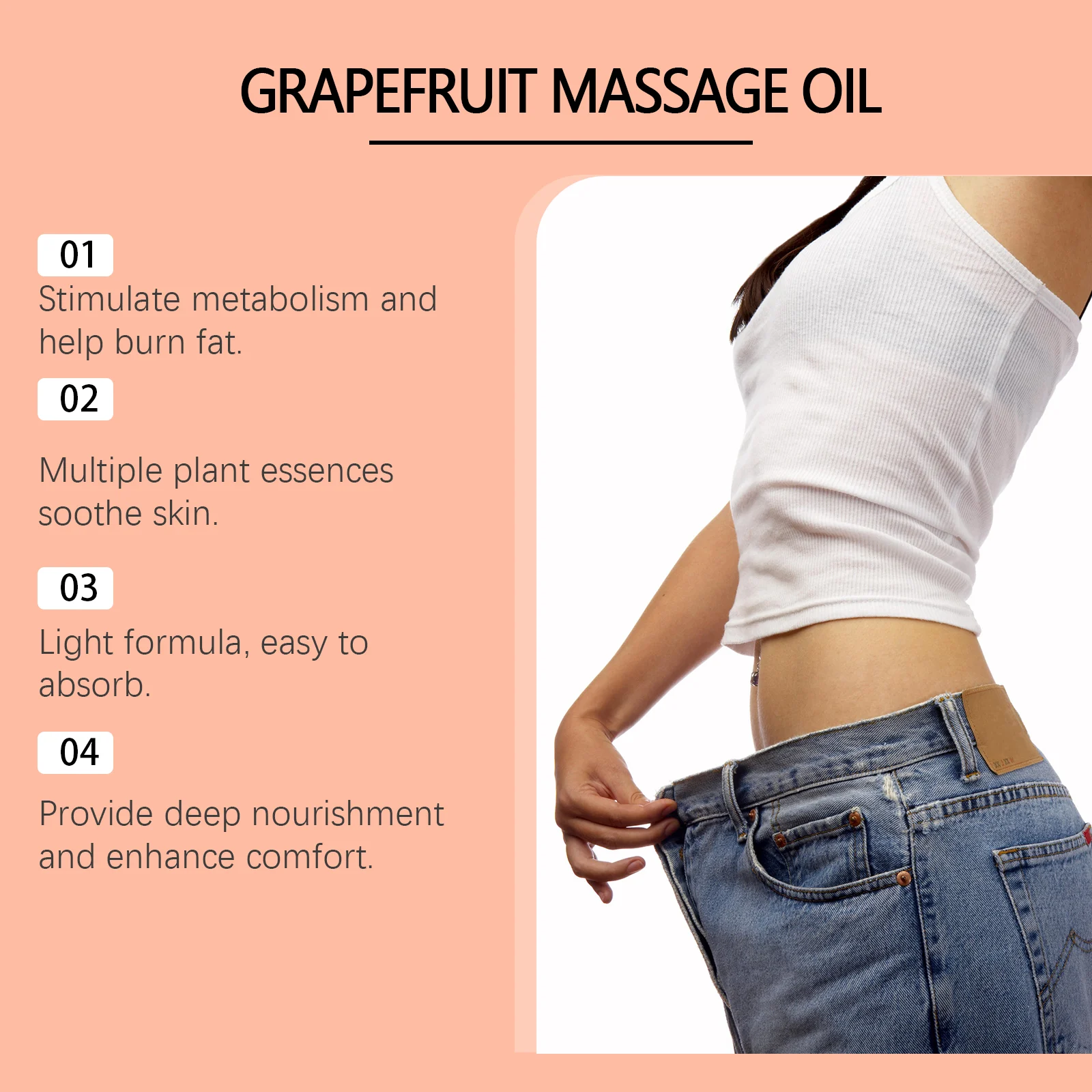 Grapefruit Massage Oil Moisturizing Repairing Body Skin Care Essential Oil 5 grapefruit massage oil moisturizing repairing cih amxmgbh5 desc 5