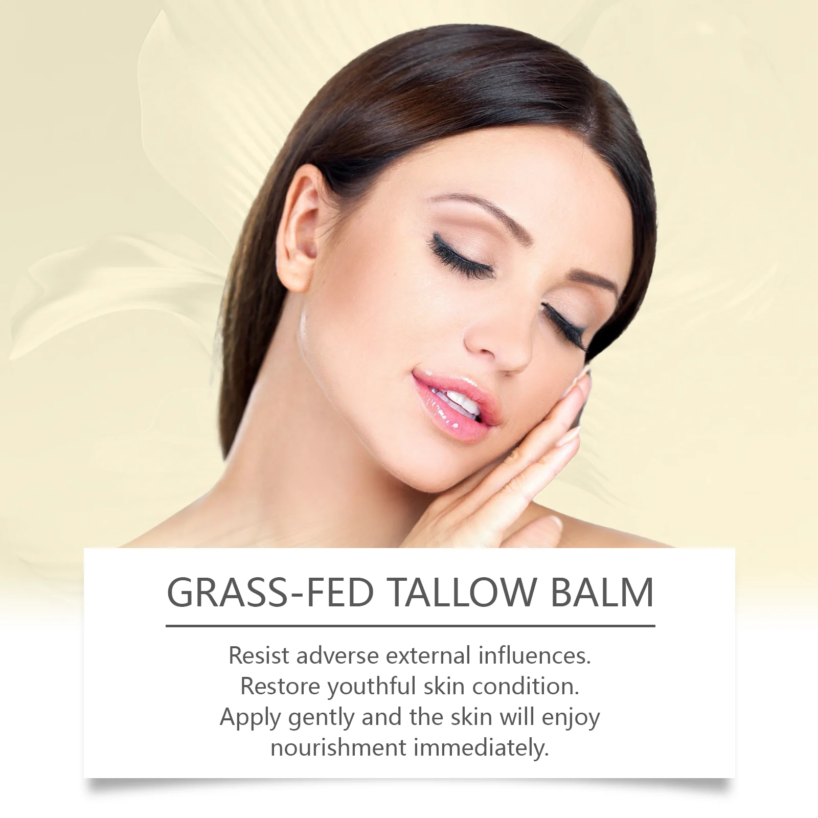 Grass-Fed Tallow Balm Deeply Nourishing Moisturizer for Face & Body 56g 6 grass fed tallow balm deeply nourishing moisturizer 56g cih vctm5a3z desc 6
