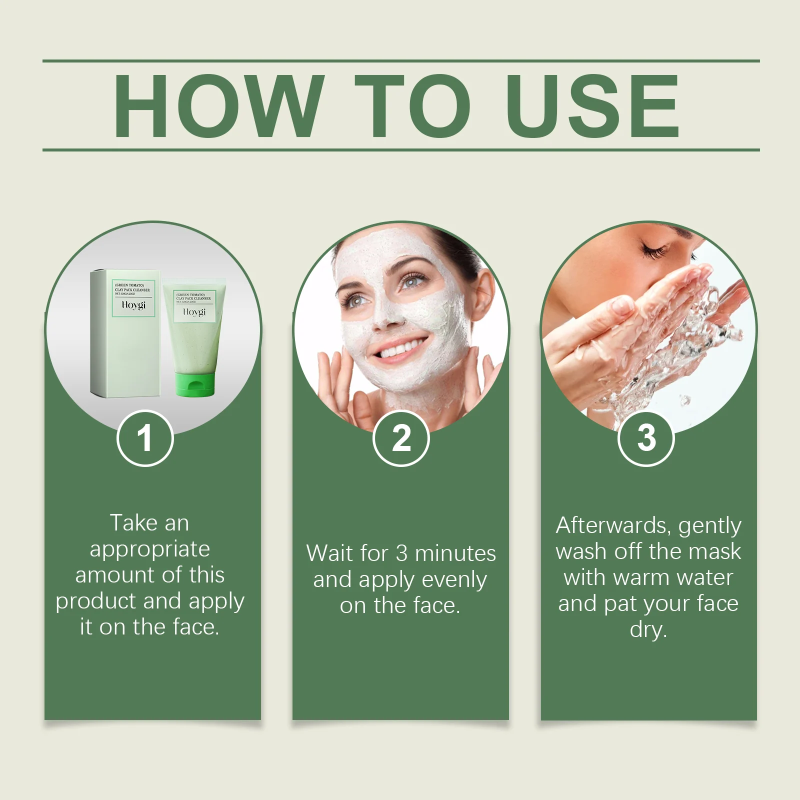 Green Tomato Clay Cleanser Face Wash 120g for Deep Cleansing & Moisturizing 4 green tomato clay cleanser face wash 120g cih jqk3n49r desc 4