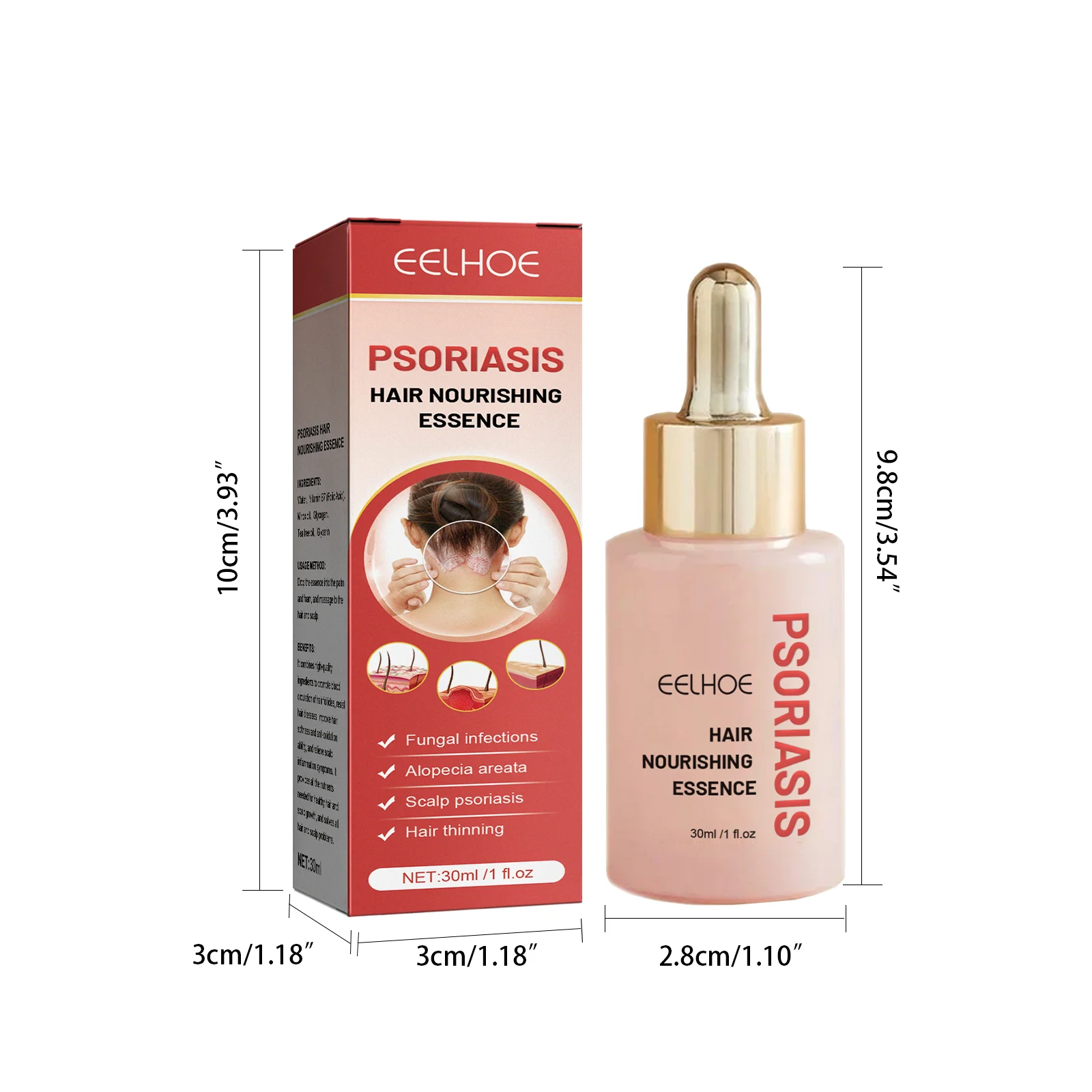 Hair Nourishing Essence Scalp Treatment for Dandruff Control & Psoriasis Relief 30ml 1 hair nourishing essence scalp treatment dandruff control psoriasis 30ml cih qv7pancq desc 1