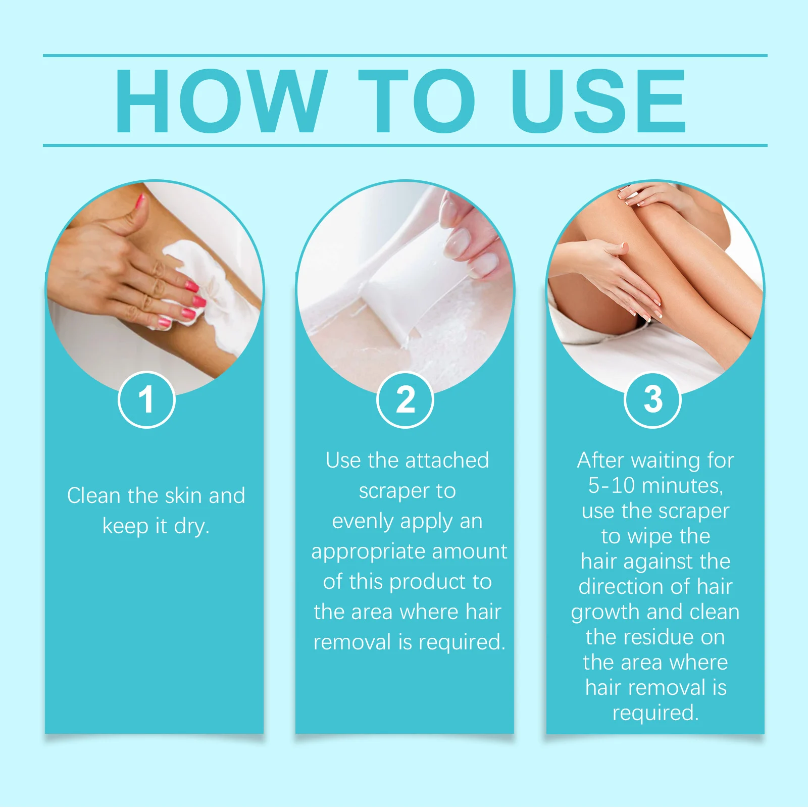 OceAura Mild Removal Hyaluronic Acid Hair Depilatory Cream for Whole Body 4 hair removal cream depilatory cih v59bdax9 desc 4