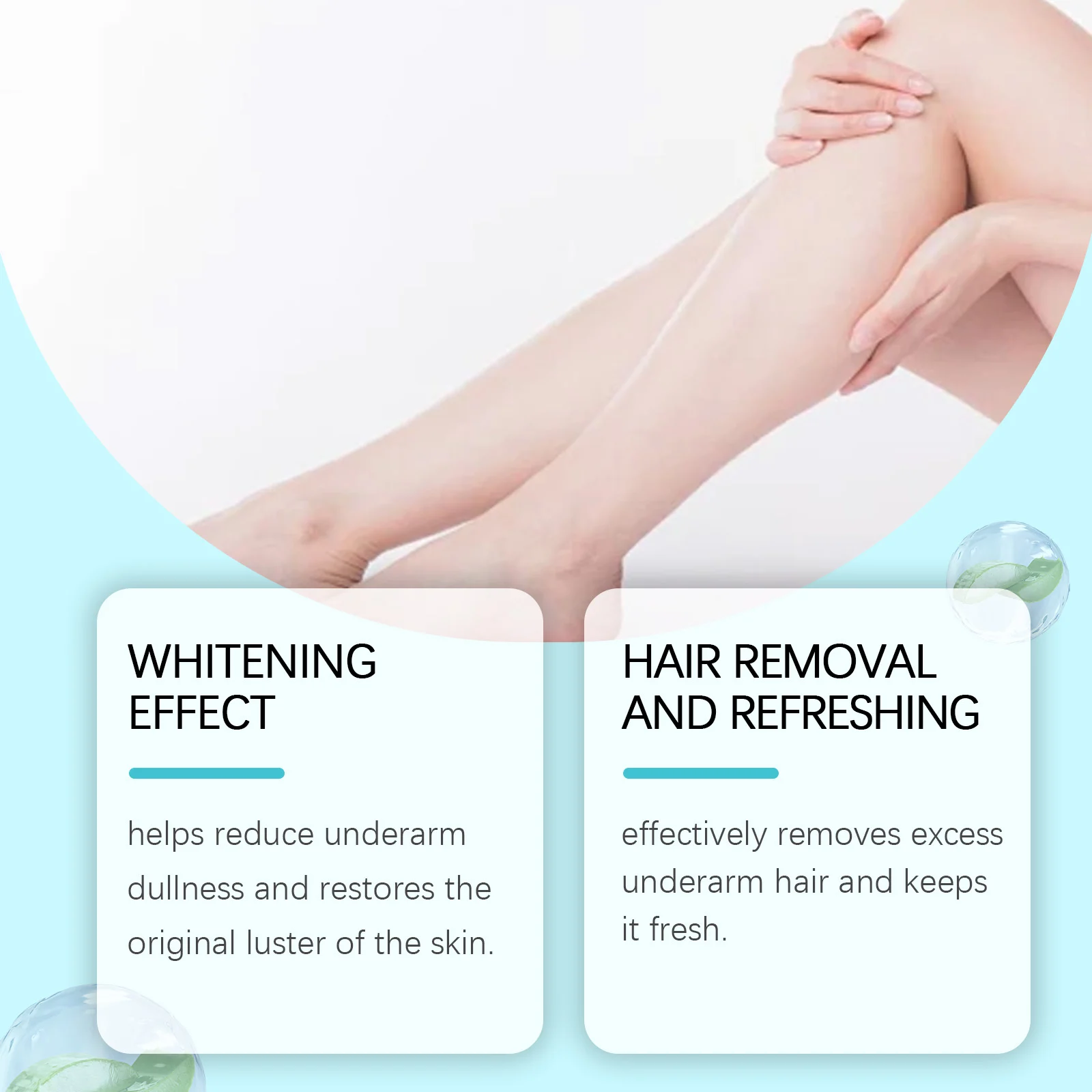 OceAura Mild Removal Hyaluronic Acid Hair Depilatory Cream for Whole Body 9 hair removal cream depilatory cih v59bdax9 desc 9