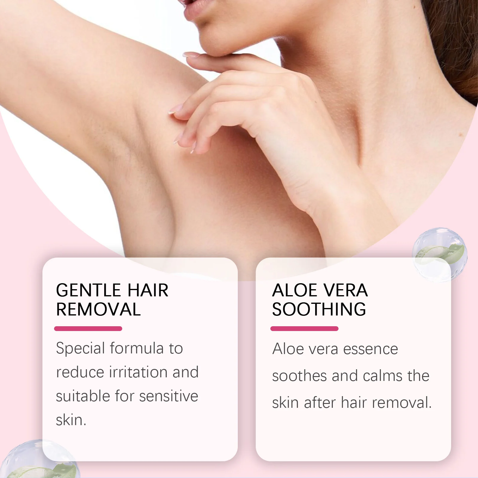 OUHOE Hair Remover Spray for Body, Armpits & Legs | Gentle, Painless & Suitable for Sensitive Skin 6 hair remover spray body cih mxbejzsd desc 6
