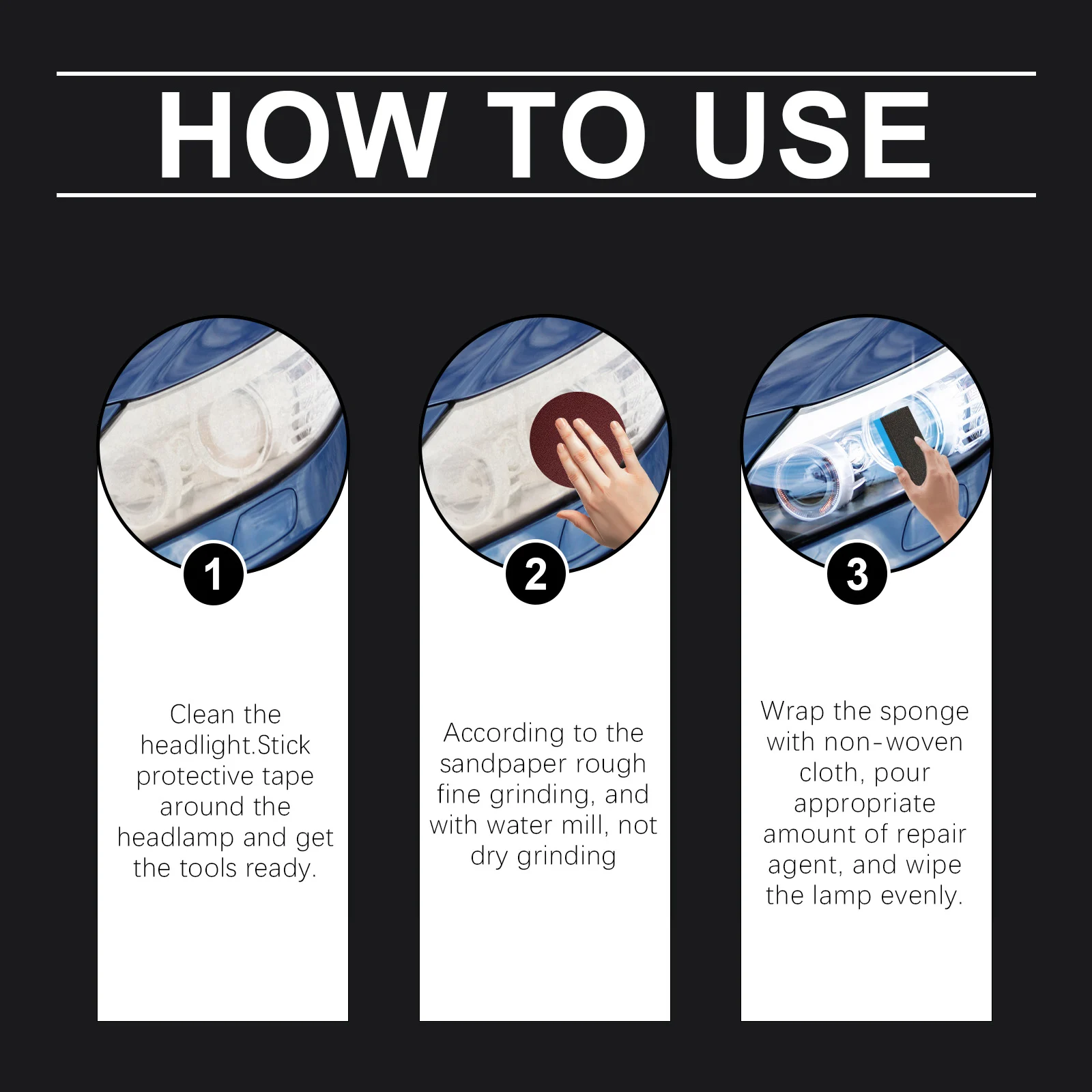 Car Headlight Repair Spray 100ml for Scratches, Yellowing & Oxidation 4 headlight repair spray cih 6y4jcxcf desc 3