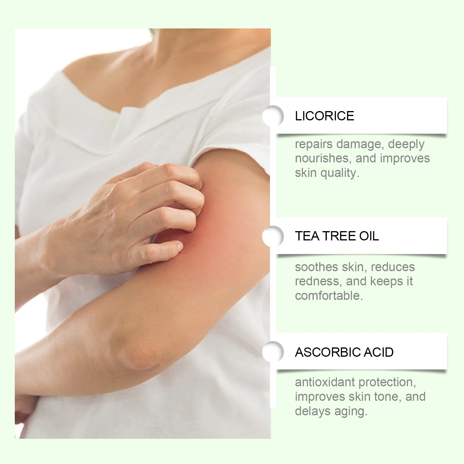 OUHOE Herbal Body Lotion with Tea Tree & Licorice for Soothing, Moisturizing & Skin Repair 9 herbal body lotion cream cih 83afrx65 desc 9