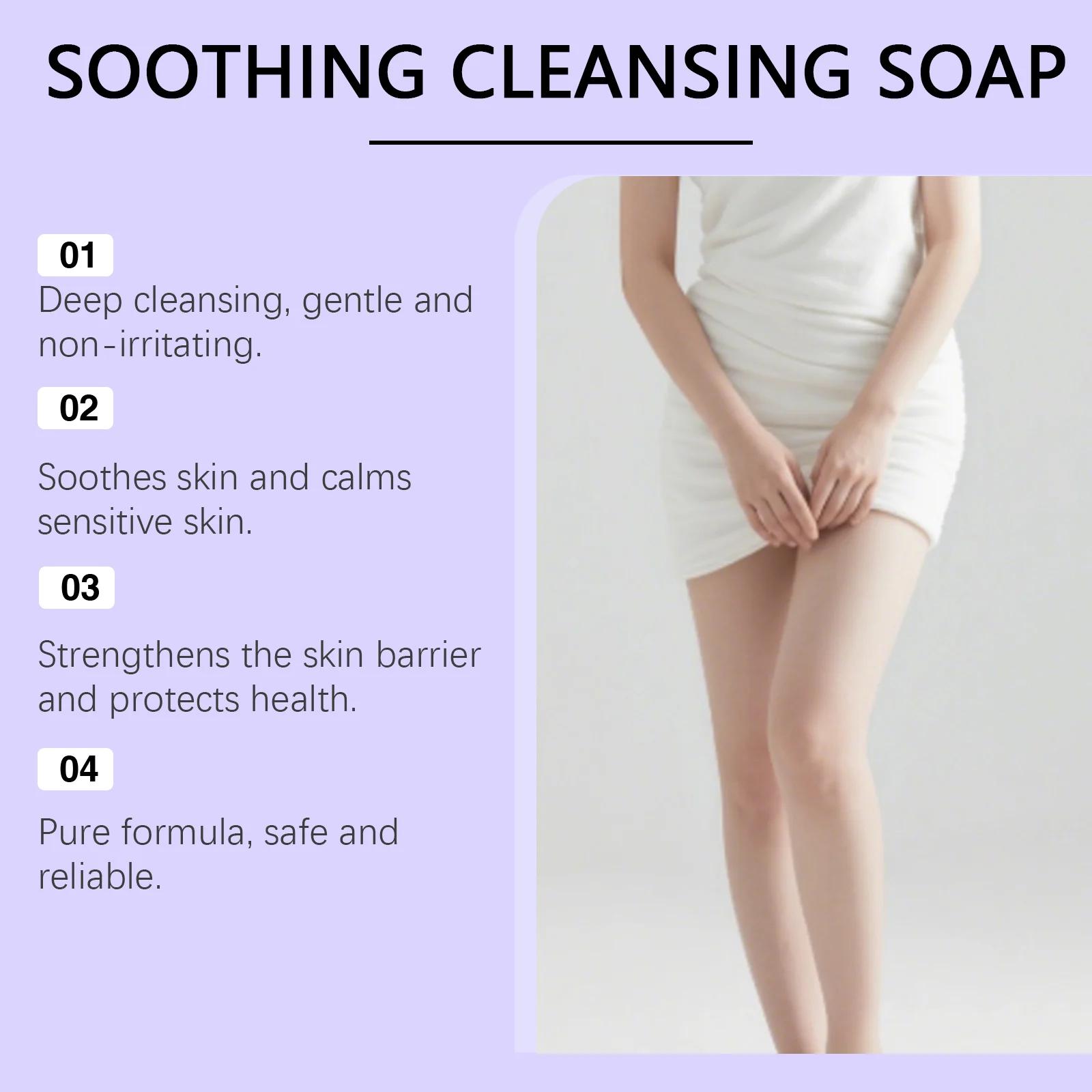 Herbal Cleansing Soap for Itchy, Cracked Skin, 100g, Soothing & Barrier Strengthening 8 herbal cleansing soap itchy cracked skin 100g der dq8munx2 desc 8