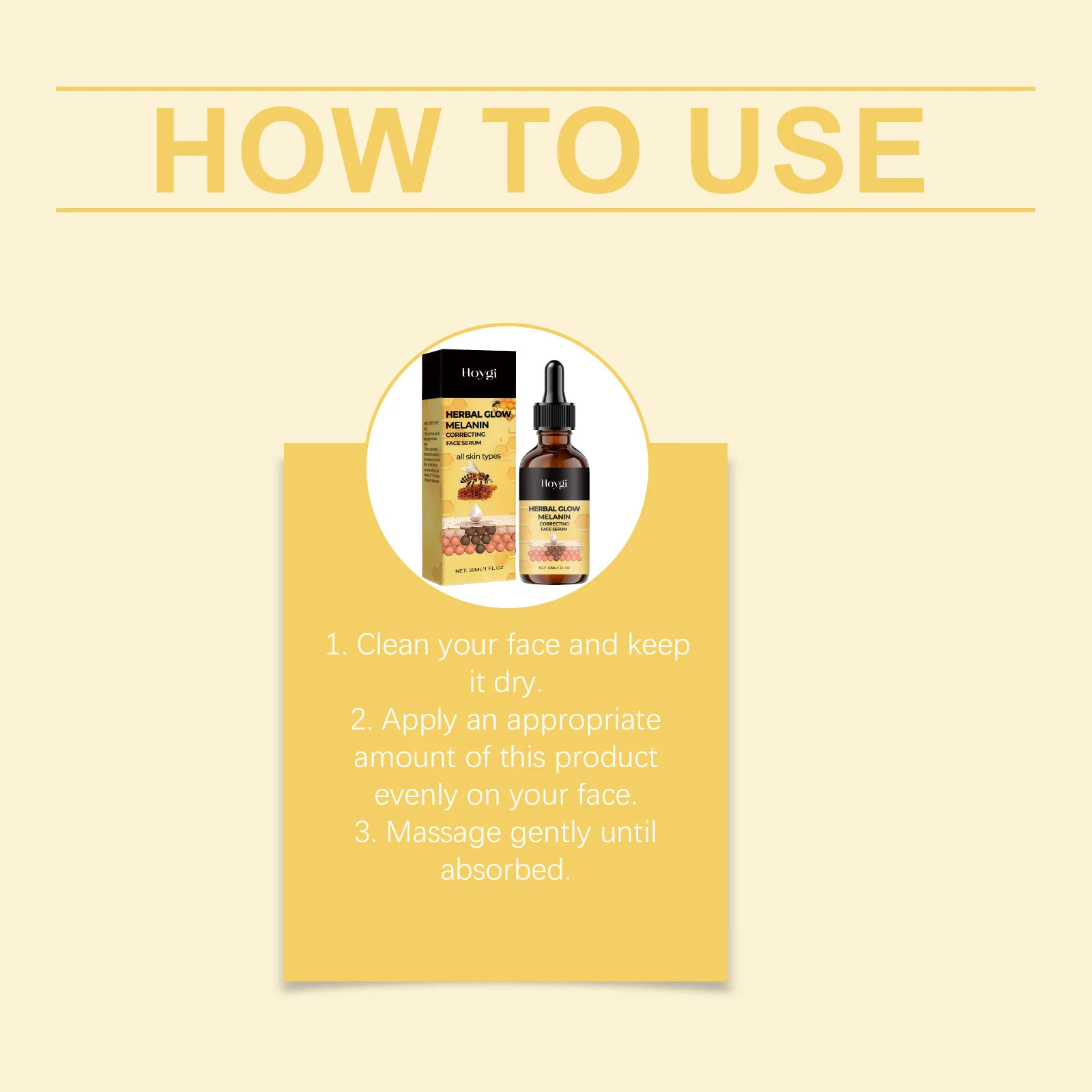 Herbal Glow Face Serum 30ml Brightening Anti-Aging Moisturizing Facial Treatment 4 herbal glow face serum 30ml der m2a3h83f desc 4