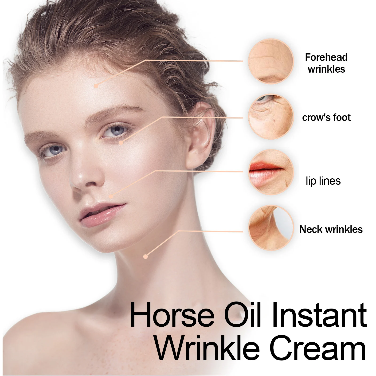 horse oil instant anti wrinkle cream firming moisturizer 30g cih gfgh8826 desc 5