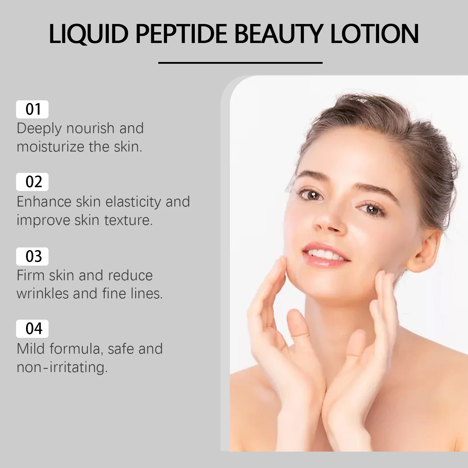 Acne Treatment Serum Peptide Beauty Lotion 100g for Firmer Smoother Skin 5 hoygi acne treatment peptide beauty lotion 100g cih y7s6sygd desc 5