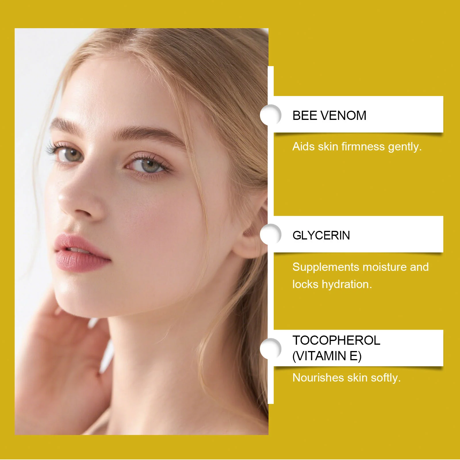 Bee Venom Firming Cream 50g Hydrating Moisturizer for Youthful Skin 5 hoygi bee venom firming cream 50g der npmeskjm desc 5