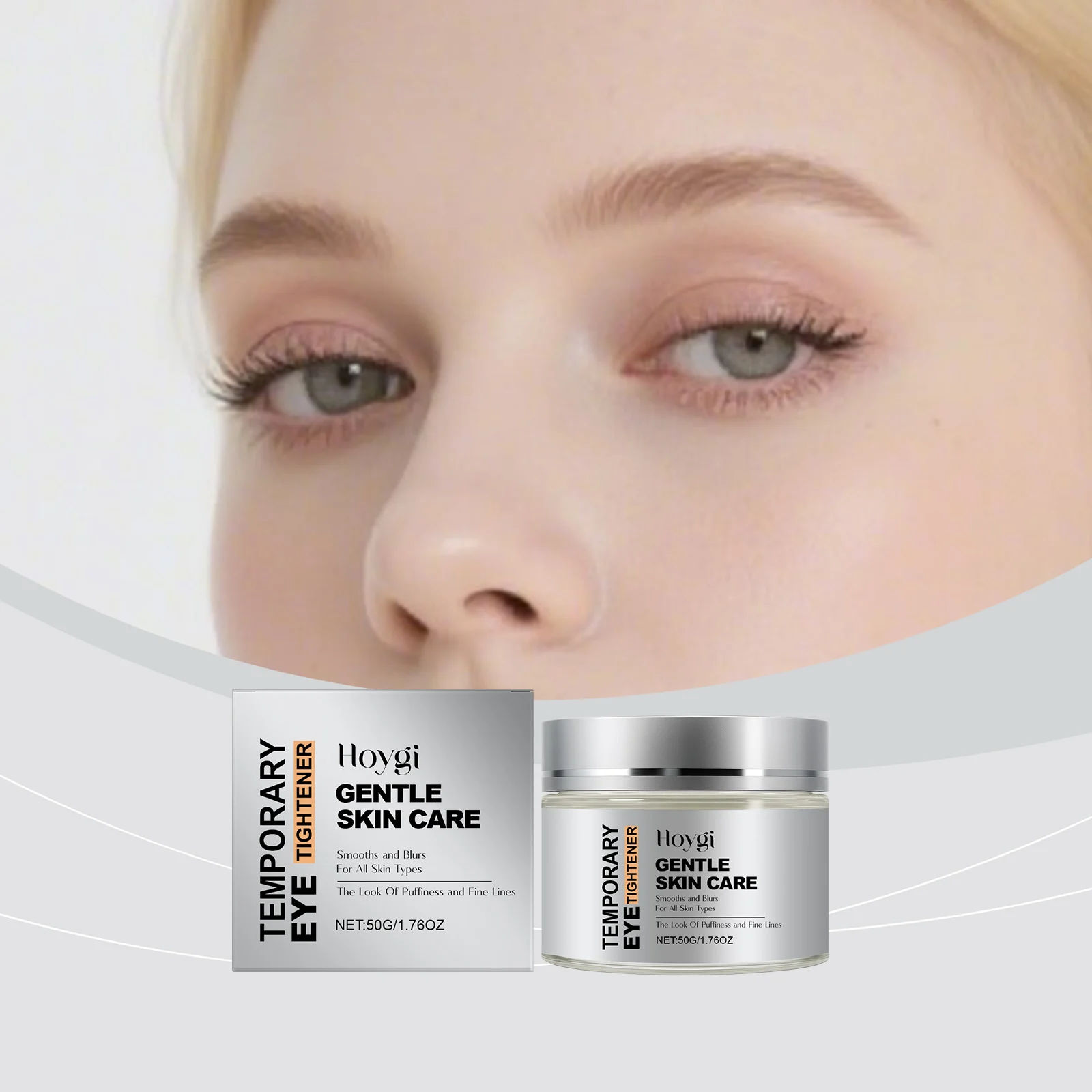 Eye Tightening Cream 50g for Puffiness and Fine Lines, Gentle Care with Arginine and Retinol 2 hoygi eye tightening cream 50g der g6r7ac4h desc 2