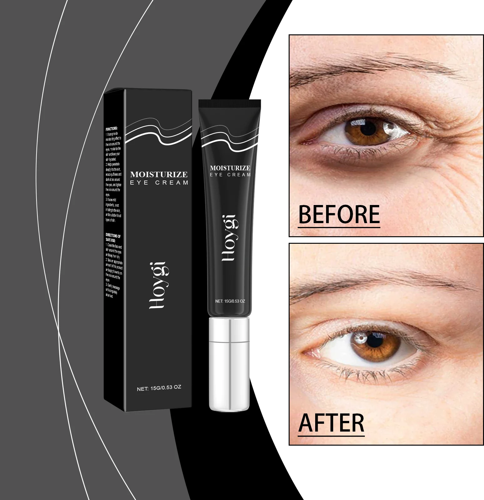 Eye Cream Hydrating Moisturizing Nourishing Reduce Puffiness Dark Circles Fine Lines 15g 2 hoygi moisturizing eye cream 15g cih 2yra5a2w desc 2
