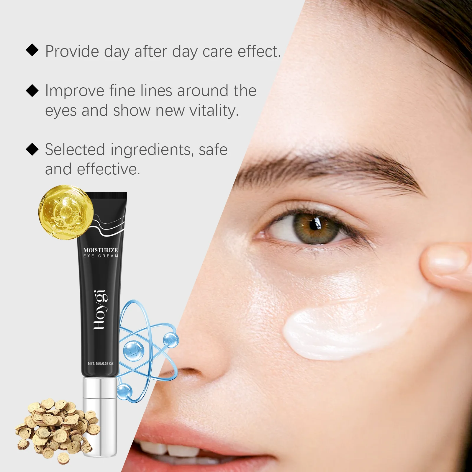Eye Cream Hydrating Moisturizing Nourishing Reduce Puffiness Dark Circles Fine Lines 15g 8 hoygi moisturizing eye cream 15g cih 2yra5a2w desc 8