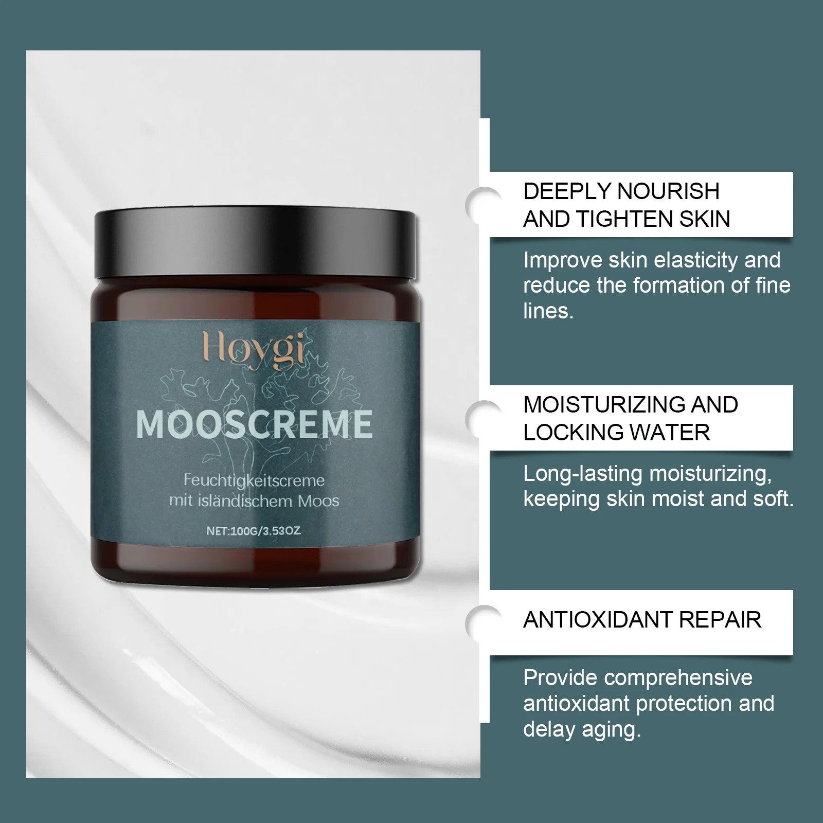 Nourishing Moisturizing Cream Hydrates Repairs and Brightens Skin Tone 100g 5 hoygi nourishing moisturizing cream 100g cih 8j2vqhj7 desc 5