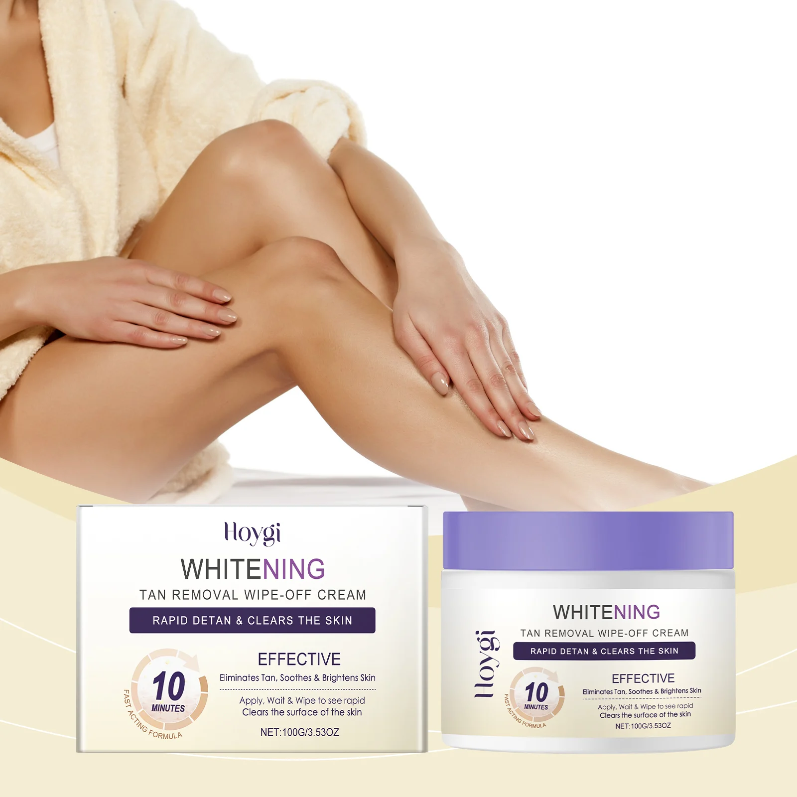 Skin Whitening Body Lotion 100g with Lemon & Aloe Extract for Tan Removal & Moisturizing 2 hoygi skin whitening body lotion 100g cih 7jmgth5v desc 2 1