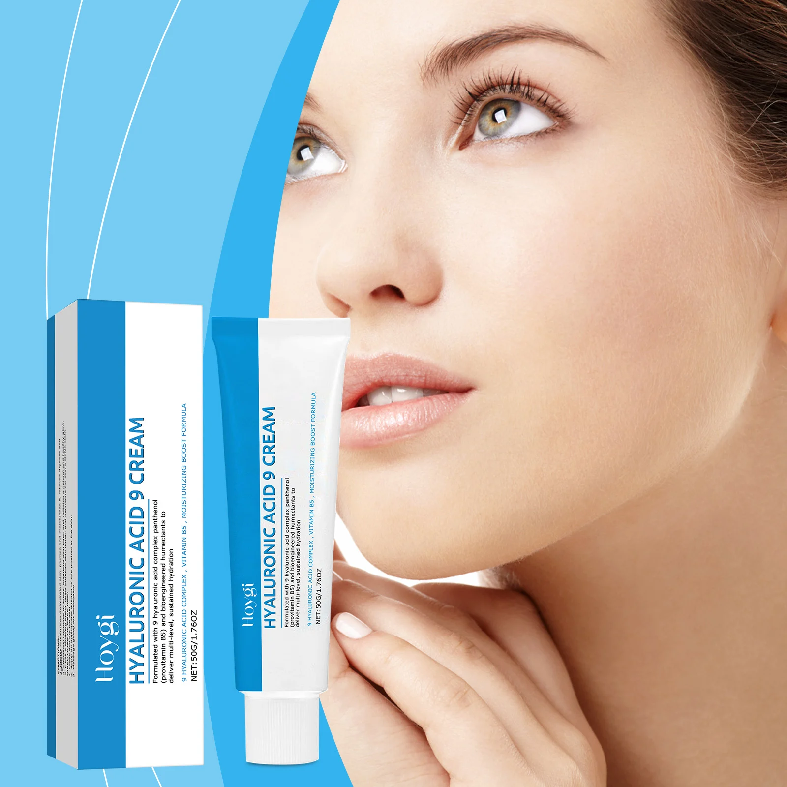 Hyaluronic Acid Face Cream Deep Moisturizing Brightening 50g 2 hyaluronic acid face cream deep moisturizing brightening 50g cih 24bcfghy desc 2