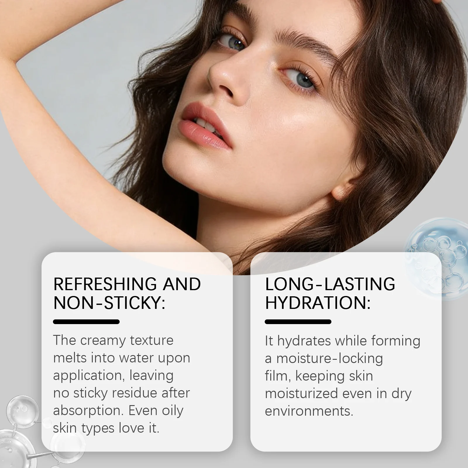 Hyaluronic Acid Face Moisturizer Cream Hydrating Nourishing for All Skin Types 50g 5 hyaluronic acid face moisturizer cream 50g der bvmeczew desc 5
