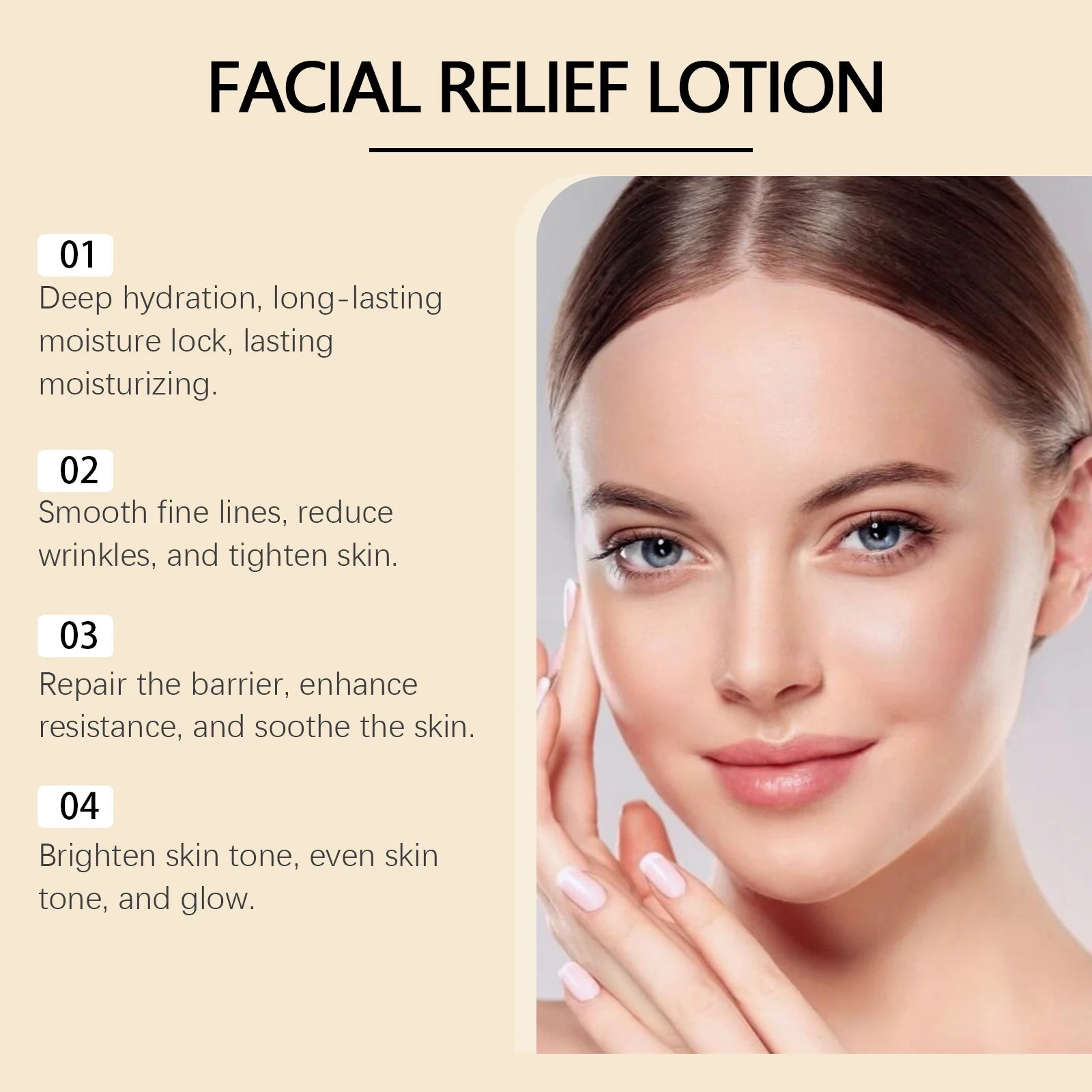 Hyaluronic Acid Facial Lotion 30ml Gentle Moisturizing Brightening & Anti-Aging Cream 5 hyaluronic acid facial lotion 30ml cih gvrhyem4 desc 5
