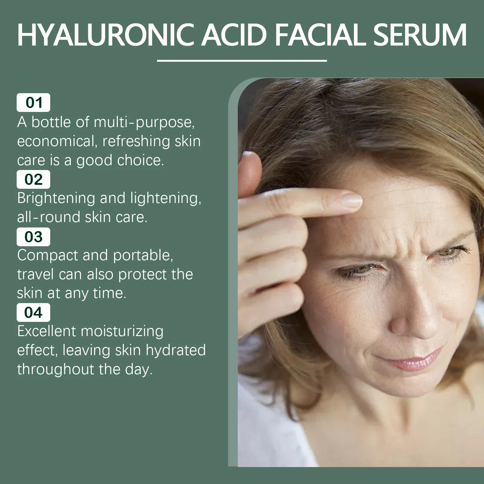 Hoygi Hyaluronic Acid Face Serum with Vitamin B5 & Madecassoside for Wrinkles & Brightening 8 hyaluronic acid facial serum cih da2xtfwc desc 8
