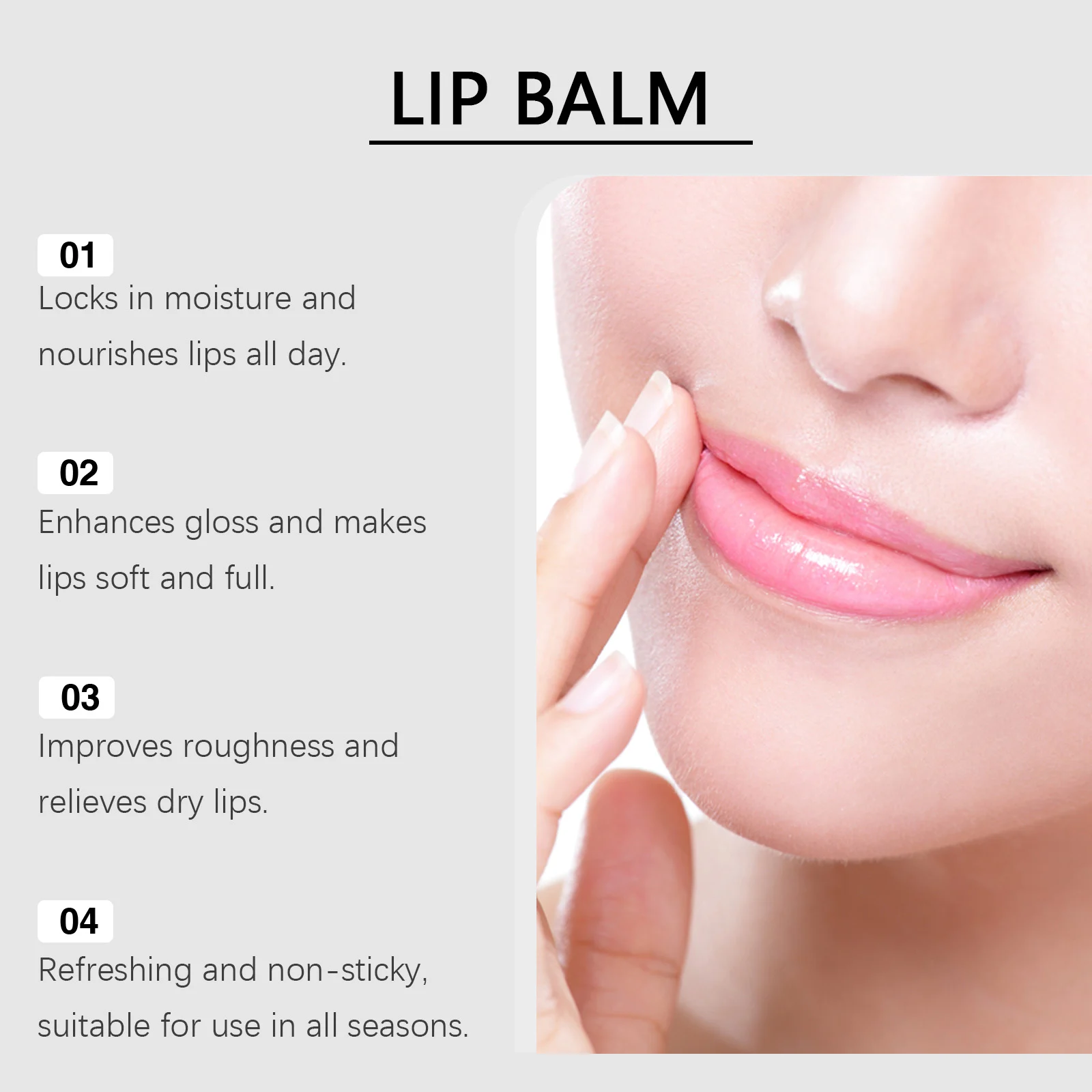 Hyaluronic Acid Peptide Lip Balm Deeply Nourishes and Smooths Dry Lips 15g 6 hyaluronic acid peptide lip balm 15g der c75efgw6 desc 6