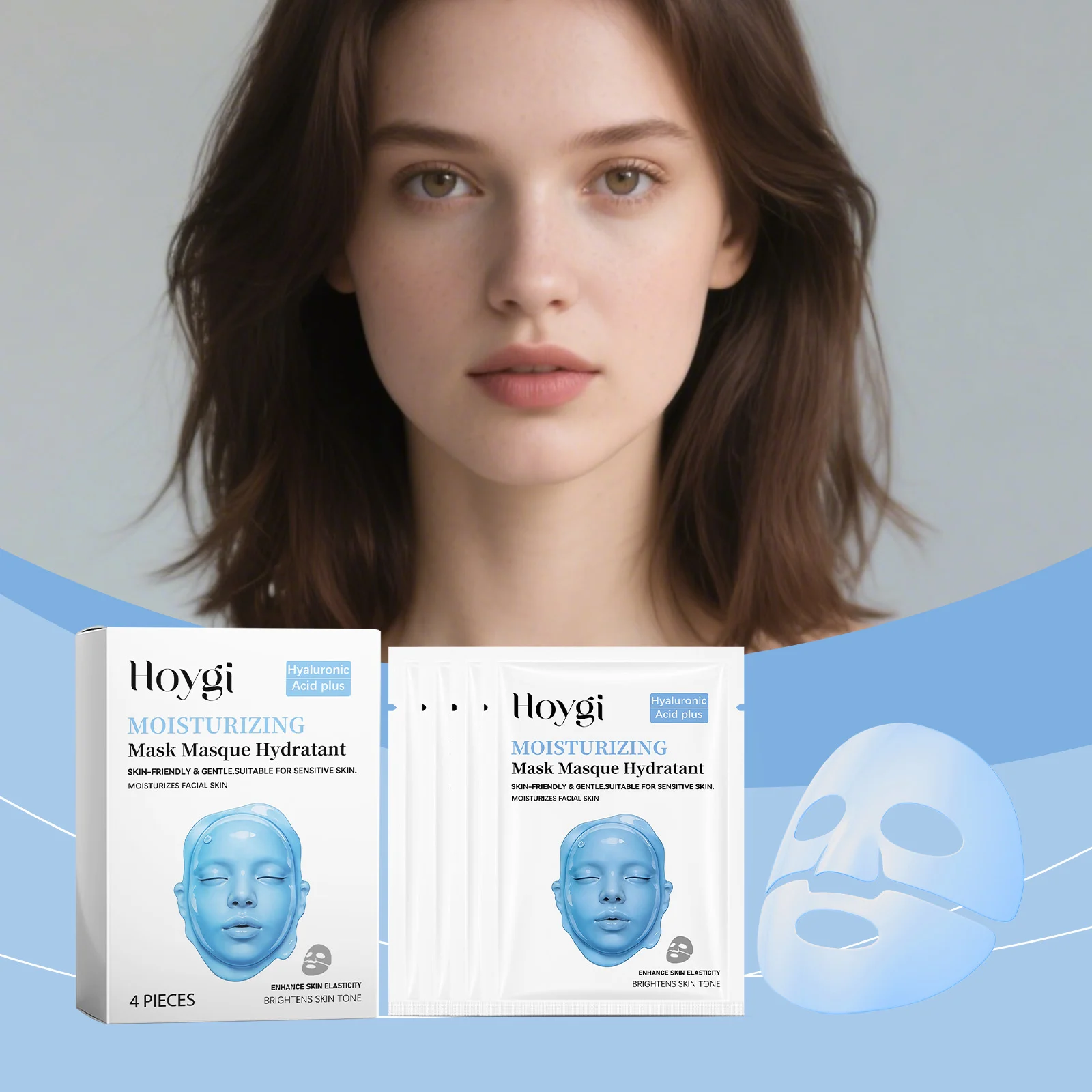 Hydrating Brightening Mask 4pcs with Arginine and Hyaluronic Acid for Glowing Skin 3 hydrating brightening mask 4pcs cih kzpzc3zj desc 3