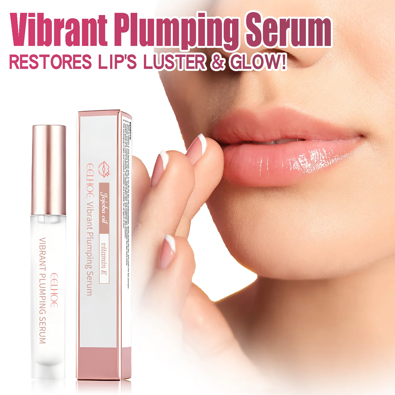 Hydrating Lip Plumping Gloss 4ml with Jojoba Oil & Hyaluronic Acid for Smooth, Full Lips 2 hydrating lip plumping gloss 4ml cih 6ymbfkjn desc 2