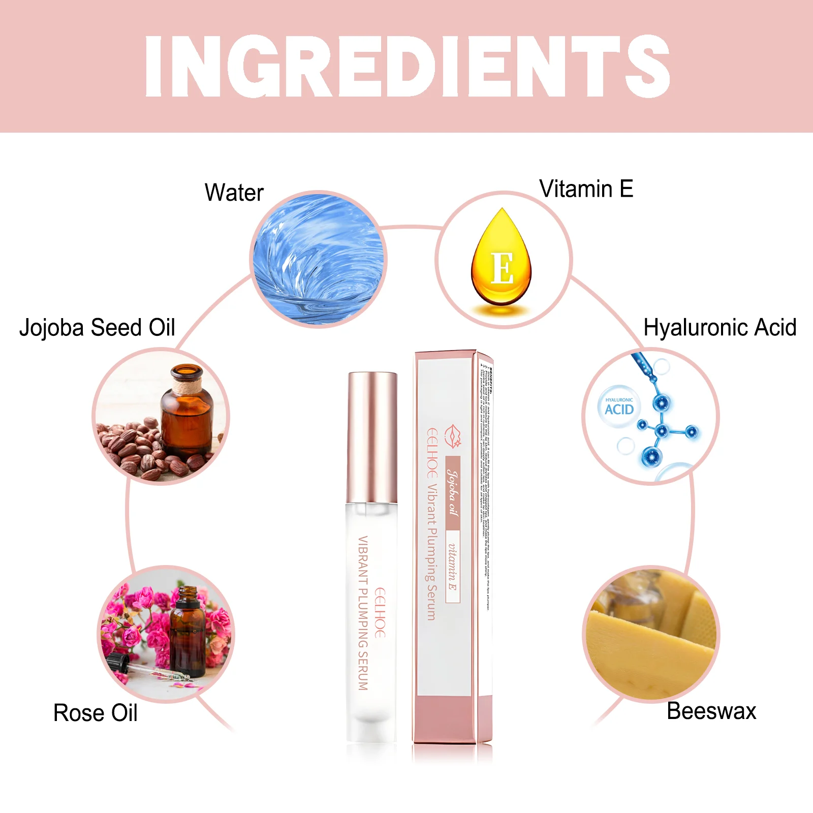 Hydrating Lip Plumping Gloss 4ml with Jojoba Oil & Hyaluronic Acid for Smooth, Full Lips 3 hydrating lip plumping gloss 4ml cih 6ymbfkjn desc 3