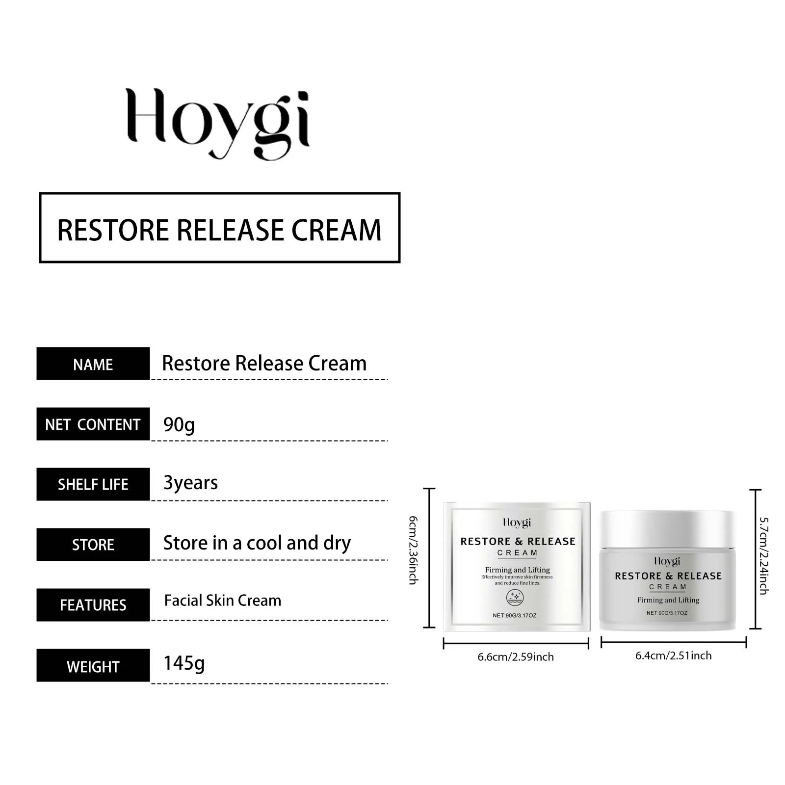 Hydrating Moisturizing Cream Firming Anti-Wrinkle Daily Face Cream 90g 1 hydrating moisturizing cream firming anti wrinkle daily face cream 90g cih 36f4hxkq desc 1