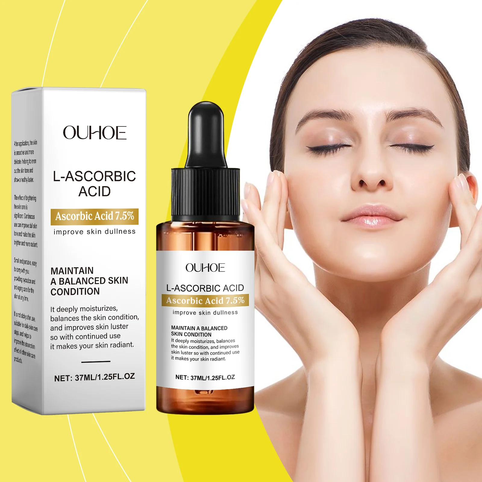 Hydrating Serum with Vitamin C & Peppermint 37ml for Deep Moisture & Brightening 2 hydrating serum vitamin c peppermint 37ml cih mgb3udn3 desc 2