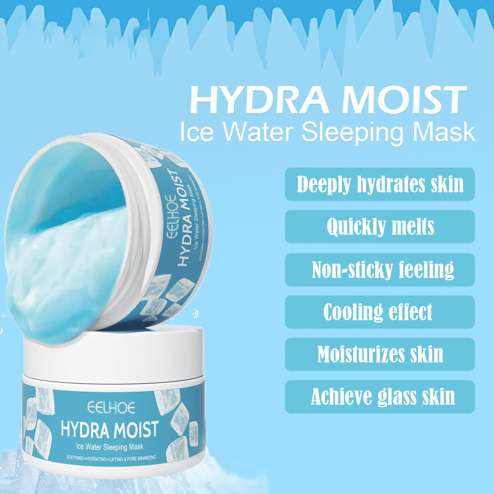 Hydrating Sleeping Mask 300g Deep Moisture Night Repair for Dry Dull Skin 4 hydrating sleeping mask 300g cih pg6z9vgt desc 4
