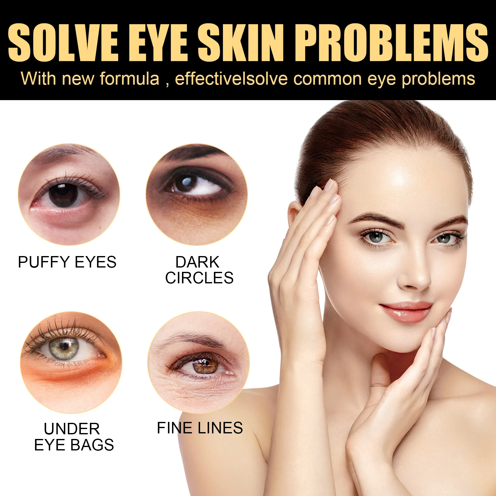 Instant Tightening Eye Cream Anti-Wrinkle Dark Circle Puffiness Hydrating Firming Eye Cream 15ml 6 instant tightening eye cream anti wrinkle dark circle puffiness 15ml cih 2rmr2ufk desc 6