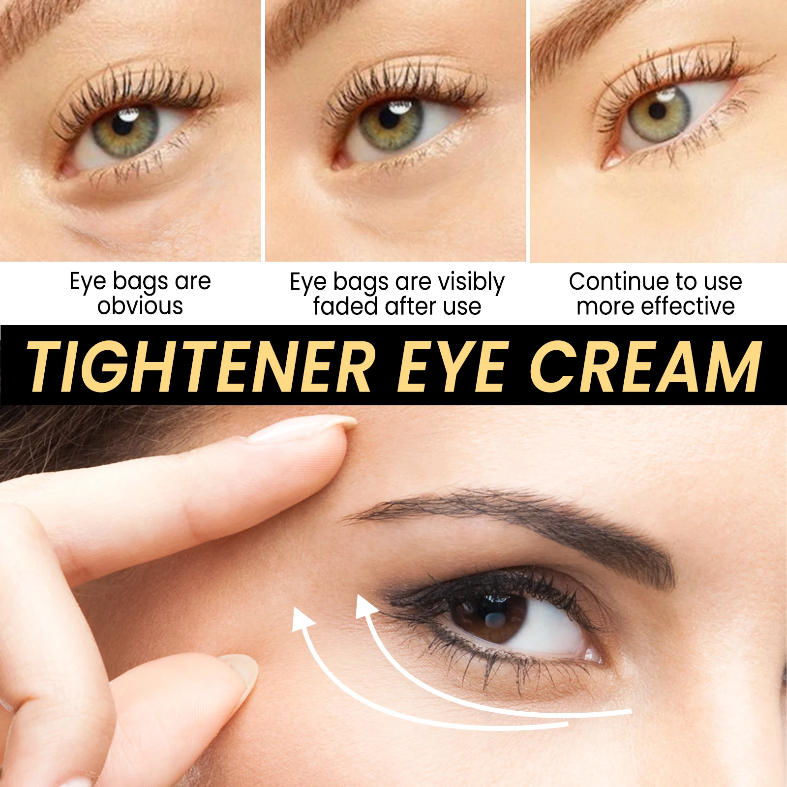 Instant Tightening Eye Cream Anti-Wrinkle Dark Circle Puffiness Hydrating Firming Eye Cream 15ml 7 instant tightening eye cream anti wrinkle dark circle puffiness 15ml cih 2rmr2ufk desc 7