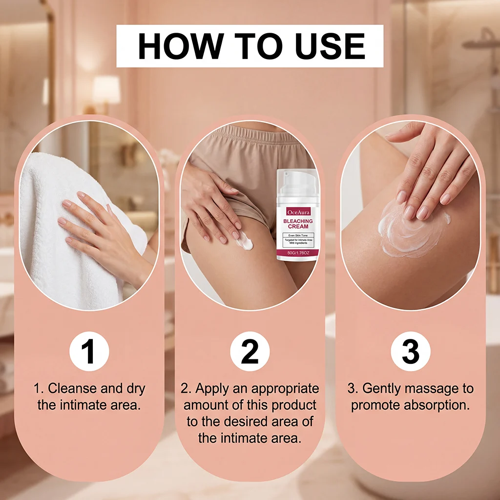 Intimate Brightening Cream 50g Gentle Moisturizing Skin Care for Intimate Areas 4 intimate brightening cream 50g cih a3edszek desc 4
