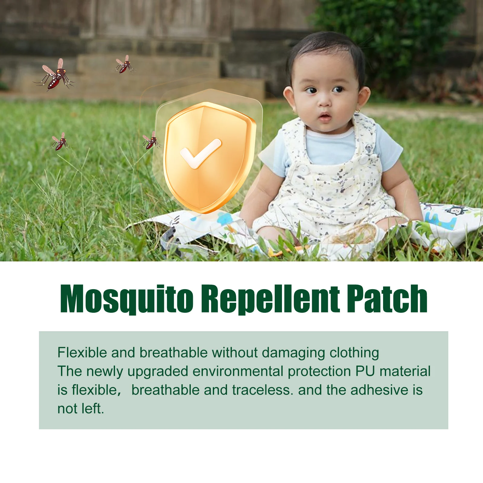 Kids Mosquito Repellent Patches for Outdoor Camping Travel, 36 Patches 6 kids mosquito repellent patches 36 cih er5au7mz desc 9