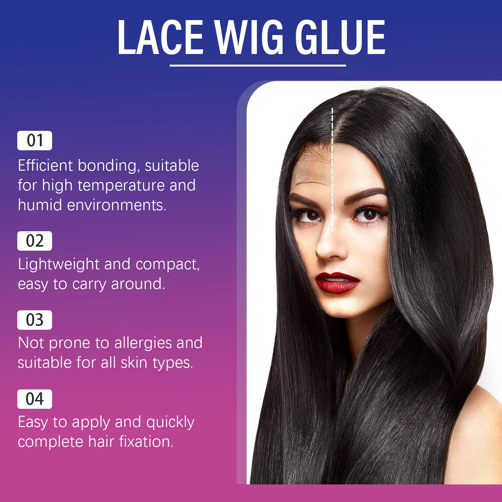 Lace Wig Glue Strong Hold Waterproof Sweatproof Invisible Adhesive 38ml 11 lace wig glue strong hold waterproof 38ml cih bvsptkta desc 11