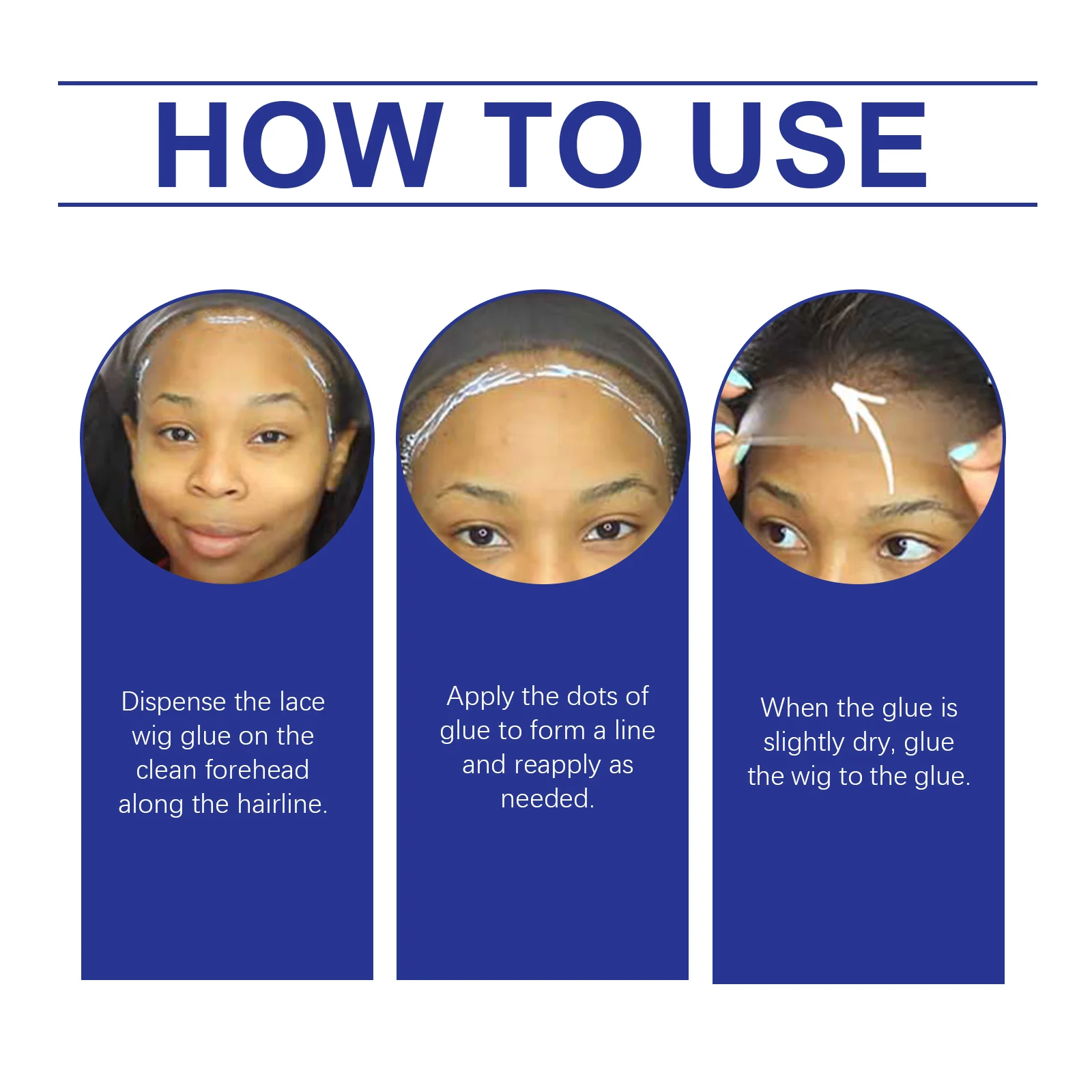 Lace Wig Glue Strong Hold Waterproof Sweatproof Invisible Adhesive 38ml 4 lace wig glue strong hold waterproof 38ml cih bvsptkta desc 4