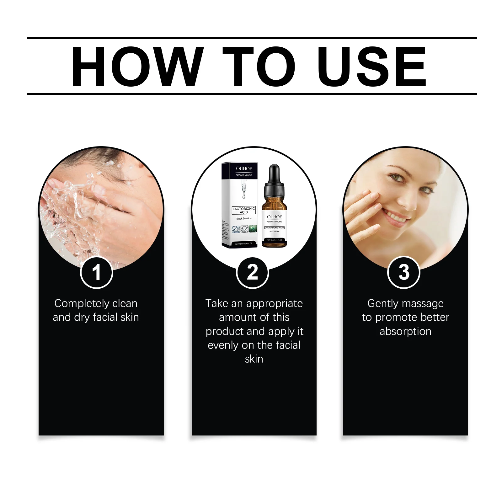 Lactobionic Acid Facial Serum Moisturizing Firming Anti-Aging Skin Essence 10ml 4 lactobionic acid facial serum moisturizing firming anti aging cih eq3rpm2z desc 4