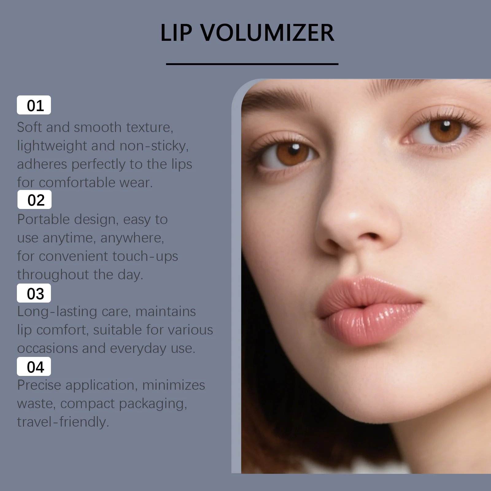 Lip Plumping Gloss 15g, Lightweight Hydrating Lip Oil with Hyaluronic Acid & Retinol for Daily Care 5 lip plumping gloss 15g hydrating lip oil cih pda3muka desc 5